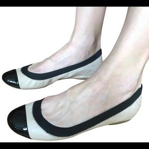 Leather J. Crew flats made in Italy!